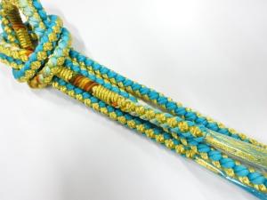 未使用品　正絹　手組帯締め